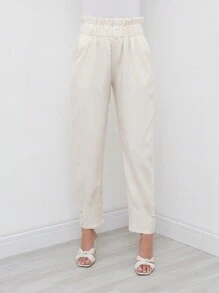 Women Pants - Apricot - View 2