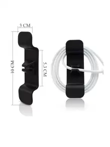 2PCS Cable Organizer Winder Cable Clips Table Cable Management Adjustable Cord Holder Cable Manager Fixed Clamp Wire Winder - Multicolor - View 7