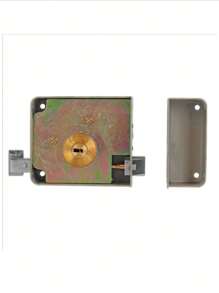 Left Lock Easy To Install On Putting The Plate For Exterior Street Door With 2 Maximum Security Keys - Beige - View 7