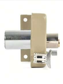 Left Lock Easy To Install On Putting The Plate For Exterior Street Door With 2 Maximum Security Keys - Beige - View 5
