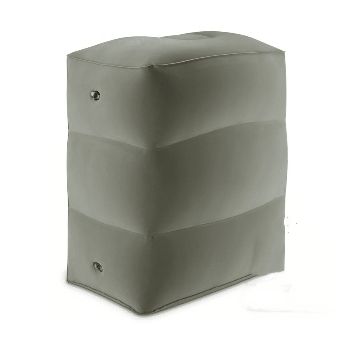 Gối kê chân ngủ bằng nhựa PVC Gối tựa trên máy bay Gối xe buýt du lịch bơm hơi Gối tựa chân, có thể gập lại, tiện lợi, nâng cấp sự thoải mái khi đi du lịch của bạn, có thể điều chỉnh độ cao, dành cho phụ nữ, dành cho nam giới, dành cho học sinh Gối tựa chân cho du lịch Phụ kiện du lịch Trở lại trường học Đồ ngủ tập thể thiết yếu Chân Võng Gác Chân - Màu xám đen - Xem 1