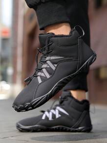 Pour Homme Hiver Bottines De Marche Waterproof Bottines Pour Homme Mode Garder Au Chaud Antidérapant Baskets Légères Pour Homme