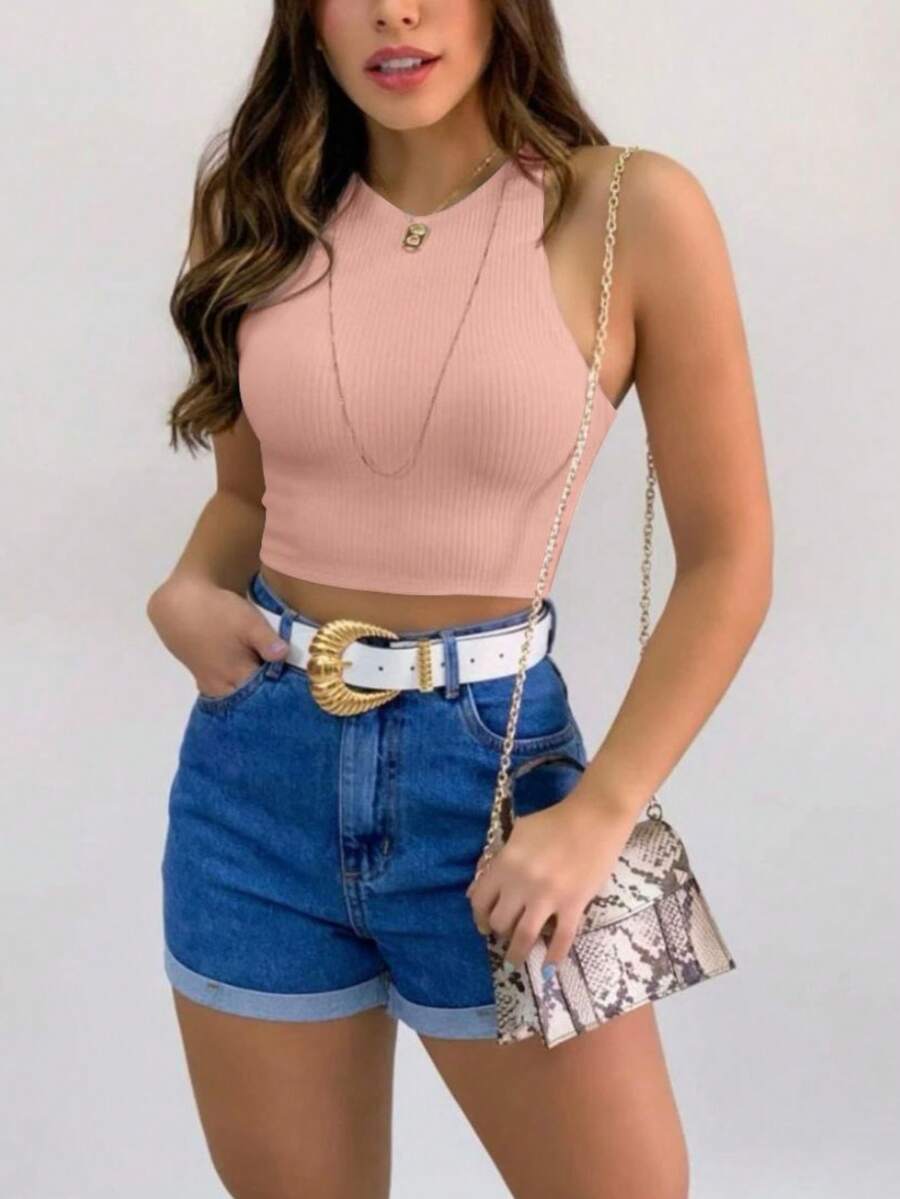Women Tops - Beige - View 1