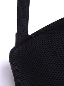 Men's Waterproof Backpack Waterproof Internal Divider For Laptop Assorted Shipping - màu đen - Xem 9