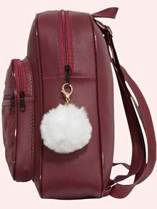 Women Functional Backpacks - Màu Đỏ Sâu - Xem 4