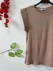 Women Tops - Màu be - Xem 3