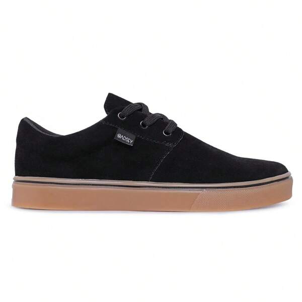 TENIS SKATISTA OADSEY SB UNISEX COURO ECOLOGICO PREMIUM PRETO