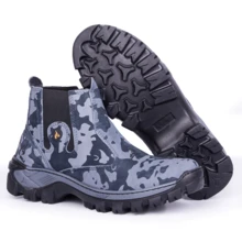 Men Boots - Màu xanh bụi bặm - Xem 2