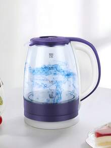 Fast Boiling Water Electric Kettle, 2L 1500w. High Quality Glass. - 紫羅蘭色 - 查看 6