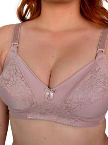 Plus Size Bras & Bralettes - 米色 - 查看 2