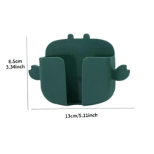 2 Pieces Cell Phone Holder Wall Mount With Self-Adhesive Multifunctional Wall Mount - Multicolor - View 4