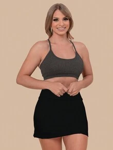 Women Sports Sets - 灰色 - 查看 1
