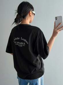 Women T-Shirts - Black - View 1
