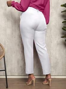 Women Pants - White - View 4