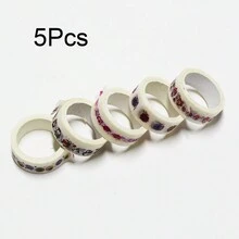 5入組相框和裝飾膠帶,適用於diy相簿,日記,生長記錄簿,物品包含極細的裁剪線