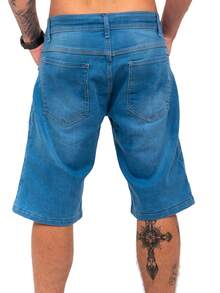 Men Denim Shorts - Rửa nhẹ - Xem 2
