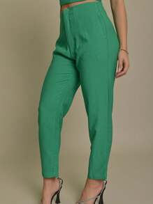 Women Pants - 綠色 - 查看 1