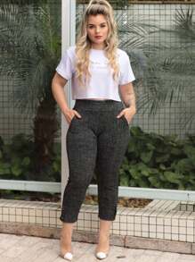 Women Pants - 灰色 - 查看 3