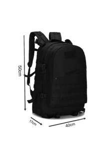Durable Outdoor School Backpack 4P - Black - View 4