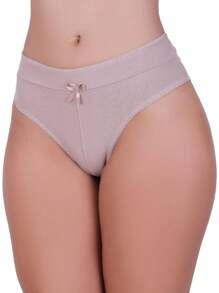 Women Thongs - 米色 - 查看 1