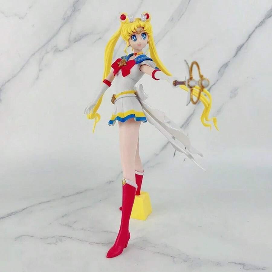 Sailor luna moon 23 cm aprox Figuras de colección decorativa - Rojo y blanco - Ver 1