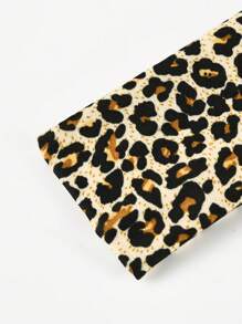 6pcs Women's Elastic Leopard Print & Solid Color Flat Headband For Washing Face, Sports Casual Hair Band Turban Headband Sweatband, School Stuff, College, Headbands