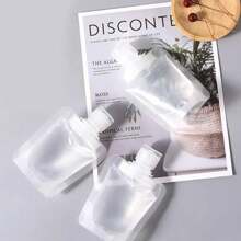 5pcs Travel Size Disposable Shower Gel & Shampoo Sachets - White - View 5