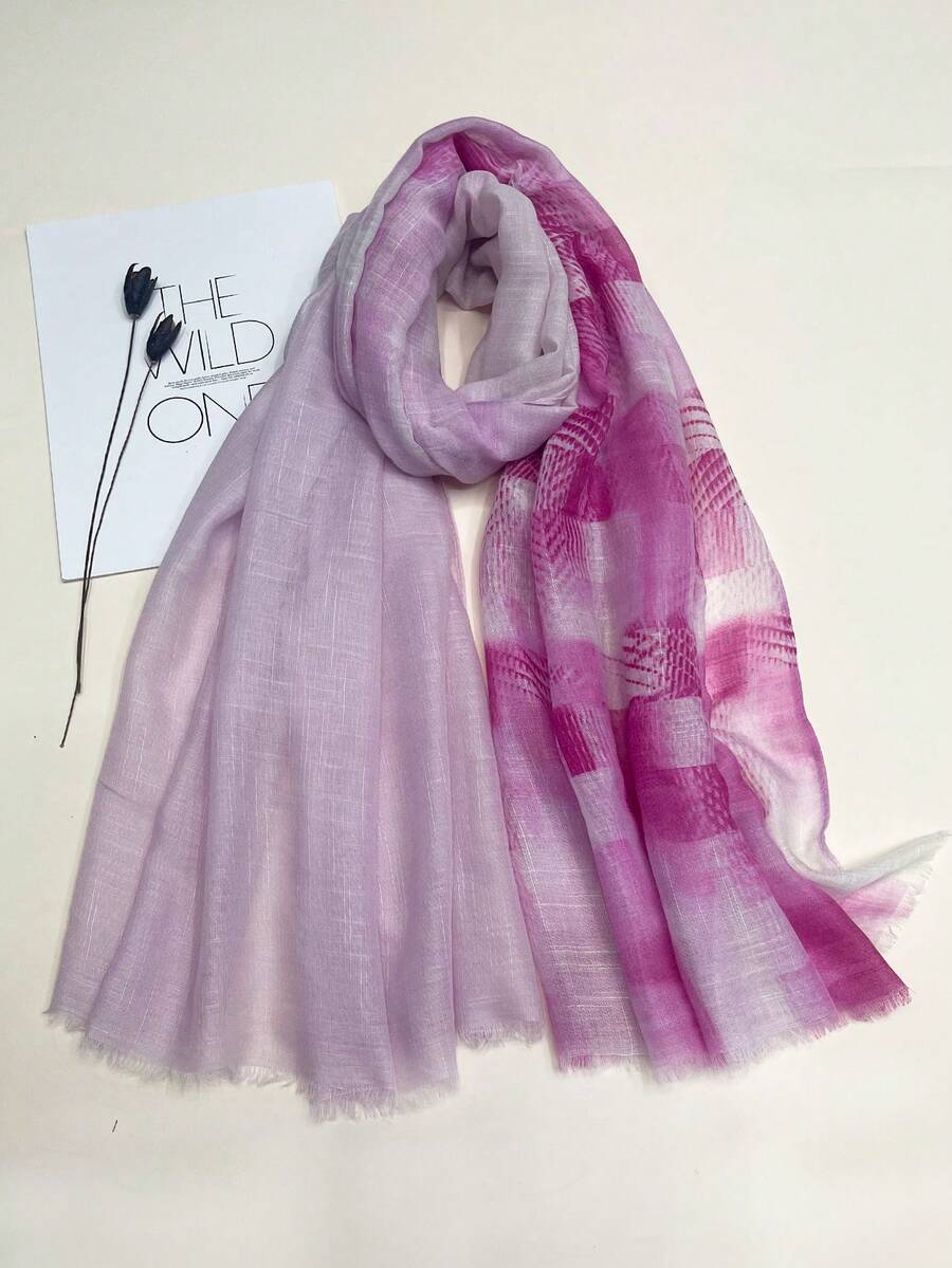 1條簡約時尚的女式絲巾,秋冬保暖、防曬、百搭围巾