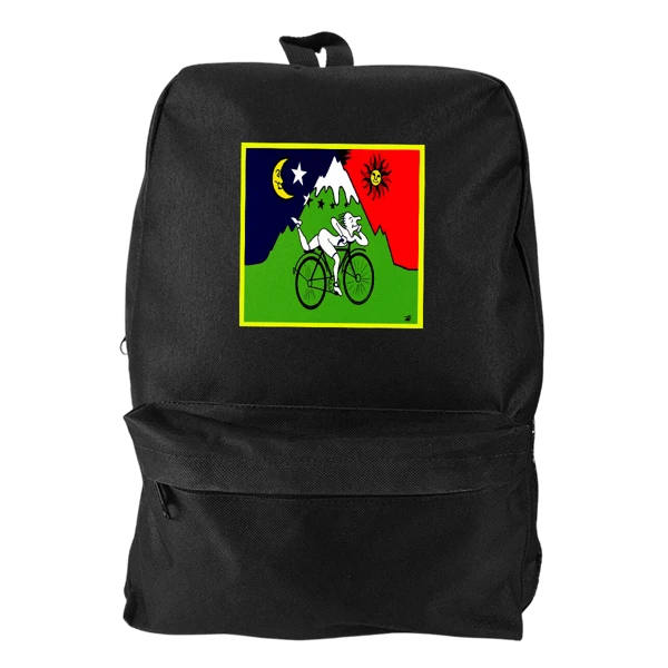 Mochila Bolsa Masculina Basica Preta Pega a visão Estampado