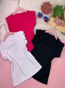 Young Girls Blouses - trắng - Xem 1