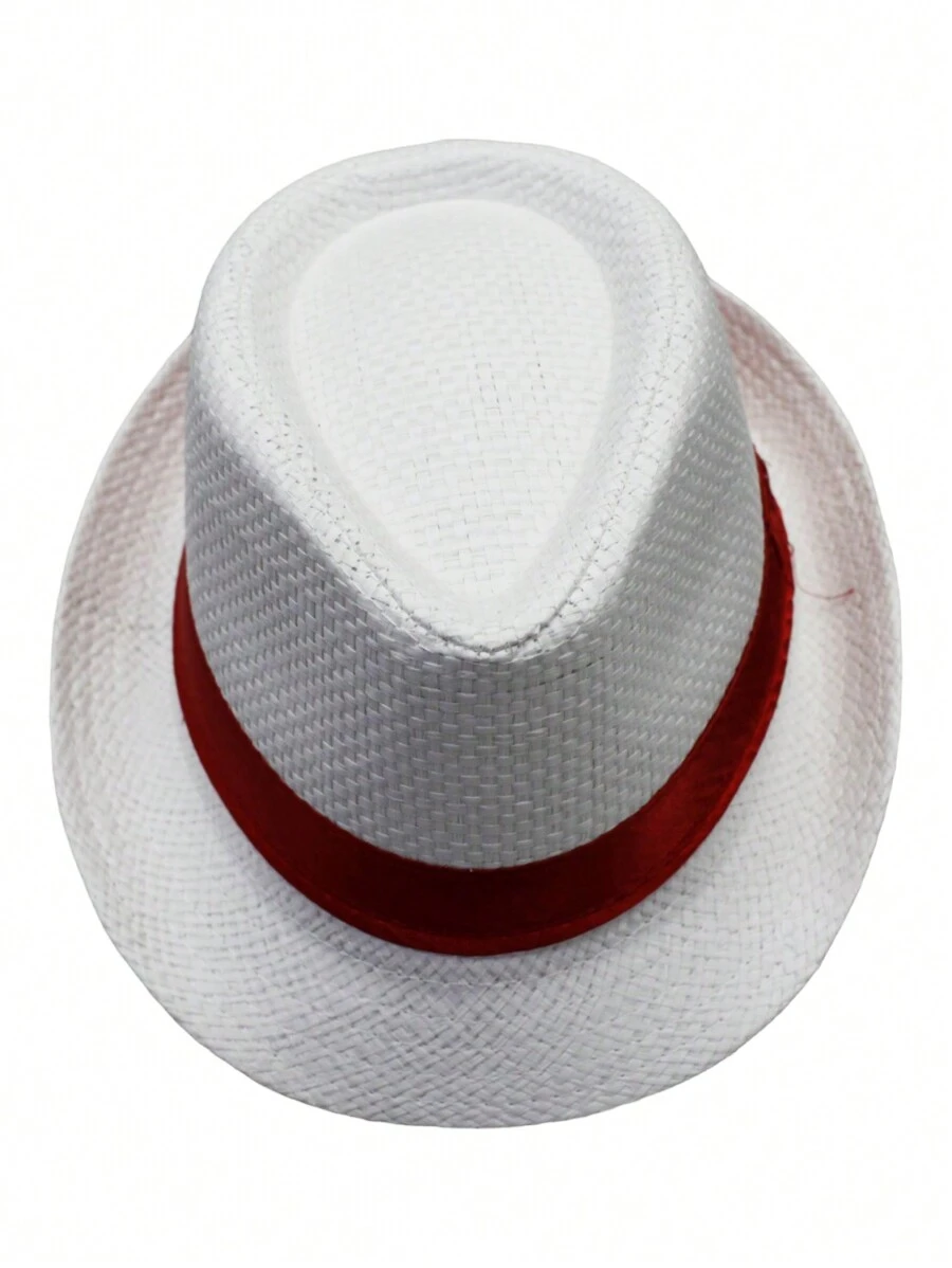 Women Baseball Cap - 紅白色 - 查看 1