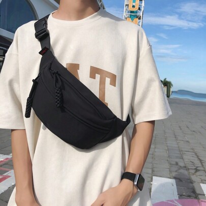 Crossbody Bag, Sling Bag, Waist Pack, Multi-Function Crossbody Bag, Small Crossbody Bag, Casual & Fashionable Water-Resistant Phone Chest Bag Belt Bag For Men Pouch