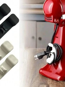 2PCS Cable Organizer Winder Cable Clips Table Cable Management Adjustable Cord Holder Cable Manager Fixed Clamp Wire Winder - Multicolor - View 2