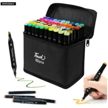 60 plumones touch ,Pinceles de Doble Punta