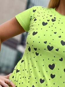 Women T-Shirts - Màu xanh chanh - Xem 3