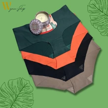 6 Pieces Women's Invisible Panties Full Brief Absolute Comfort Random Colors - Multicolor - View 2