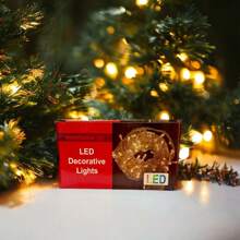 Luces Navideñas Serie Navidad 100 Led Colores 10 M 8 Modos Diferentes Colores - Amarillo - Ver 7