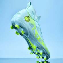 1pair Men's New Football Shoes With Long Studs, Super Light Training & Competition Shoes For Adults - Royal Blue - View 3