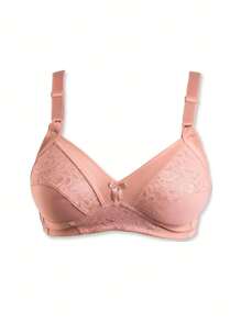 Plus Size Bras & Bralettes - 米色 - 查看 4
