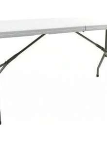 Mesa Plegable Tipo Portafolio 75 X240 - Blanco - Ver 2