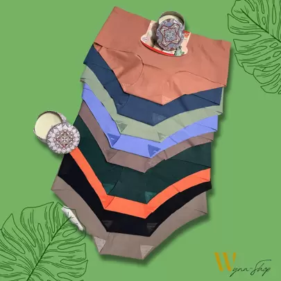 6 piezas bragas invisibles para mujer calzón completo comodidad absoluta colores al azar
