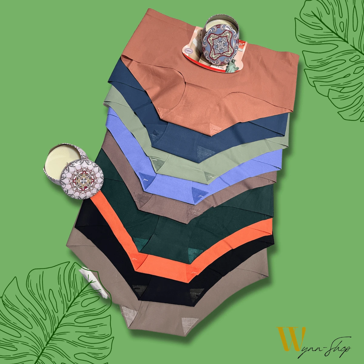 6 Pieces Women's Invisible Panties Full Brief Absolute Comfort Random Colors - Multicolor - View 1