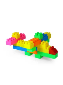 Bộ khối xây dựng trang trí phòng - Đỏ - Xem 5