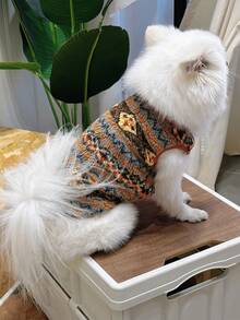 1pc Soft Padded Vest Jacket For Dogs And Cats, Suitable For Indoor And Outdoor Activities - Nhiều màu - Xem 3