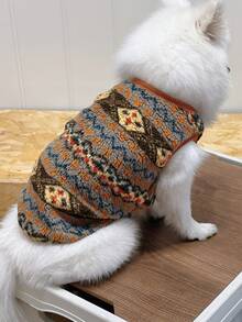 1pc Soft Padded Vest Jacket For Dogs And Cats, Suitable For Indoor And Outdoor Activities - Nhiều màu - Xem 8