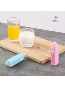 Mini Electric Blender Whisk Mixer For Egg Whites Milk Coffee - Hồng - Xem 5