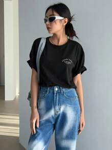 Women T-Shirts - Black - View 3