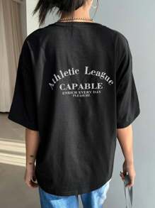 Women T-Shirts - Black - View 5