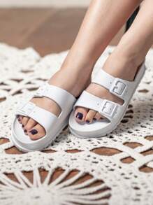 Women Flat Sandals - 白色 - 查看 3