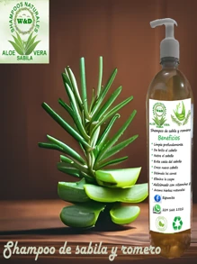Aloe Vera And Rosemary Shampoo (Men's Scent) (1 Liter) - Coffee - View 1